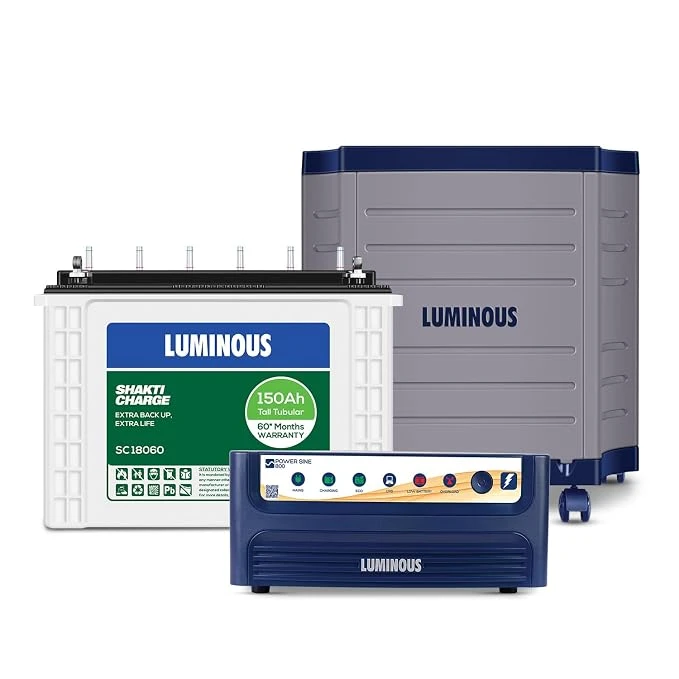 Inverter Battery Combo with Trolly