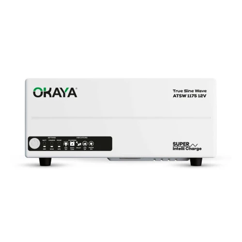 OKAYA ATSW 1175 12V | Advanced True Sine Wave Inverter | Capacity 925 VA | Warranty 36 Months